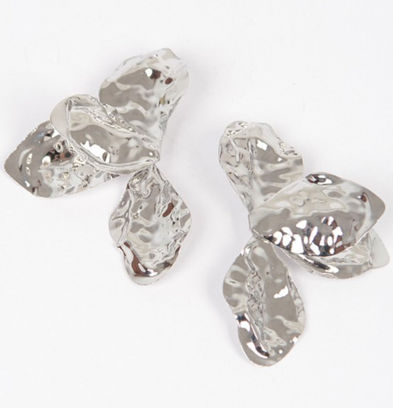 Gold & Silver Leaf Earrings