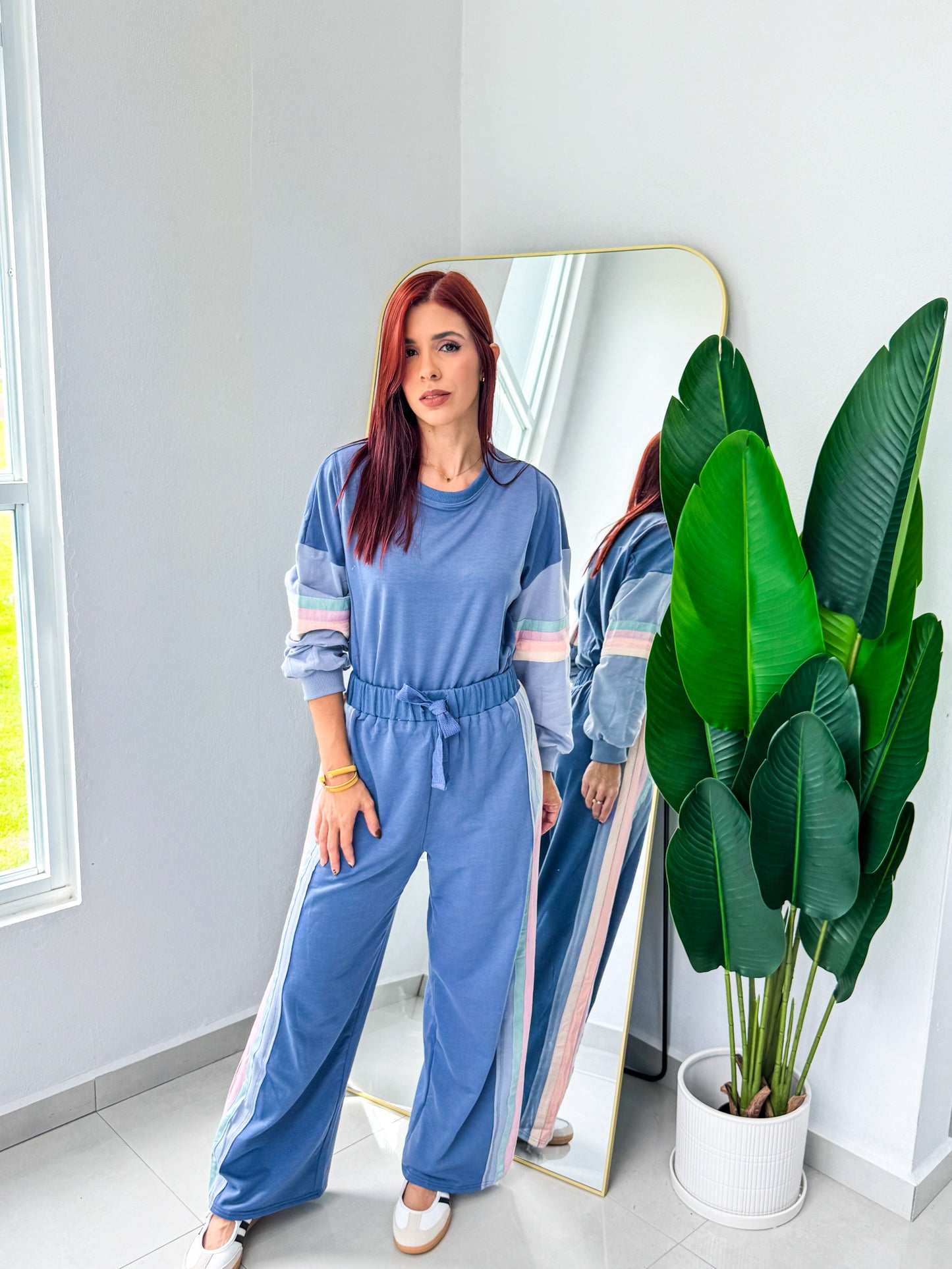 “Sofía” Blue Travel Set