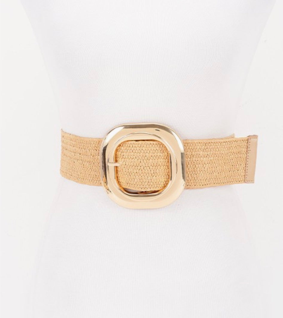 Metal Buckle Elastic Belt