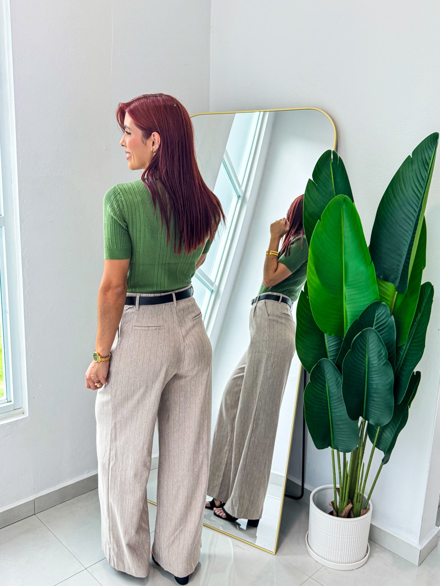 “Larah” Cream Pant