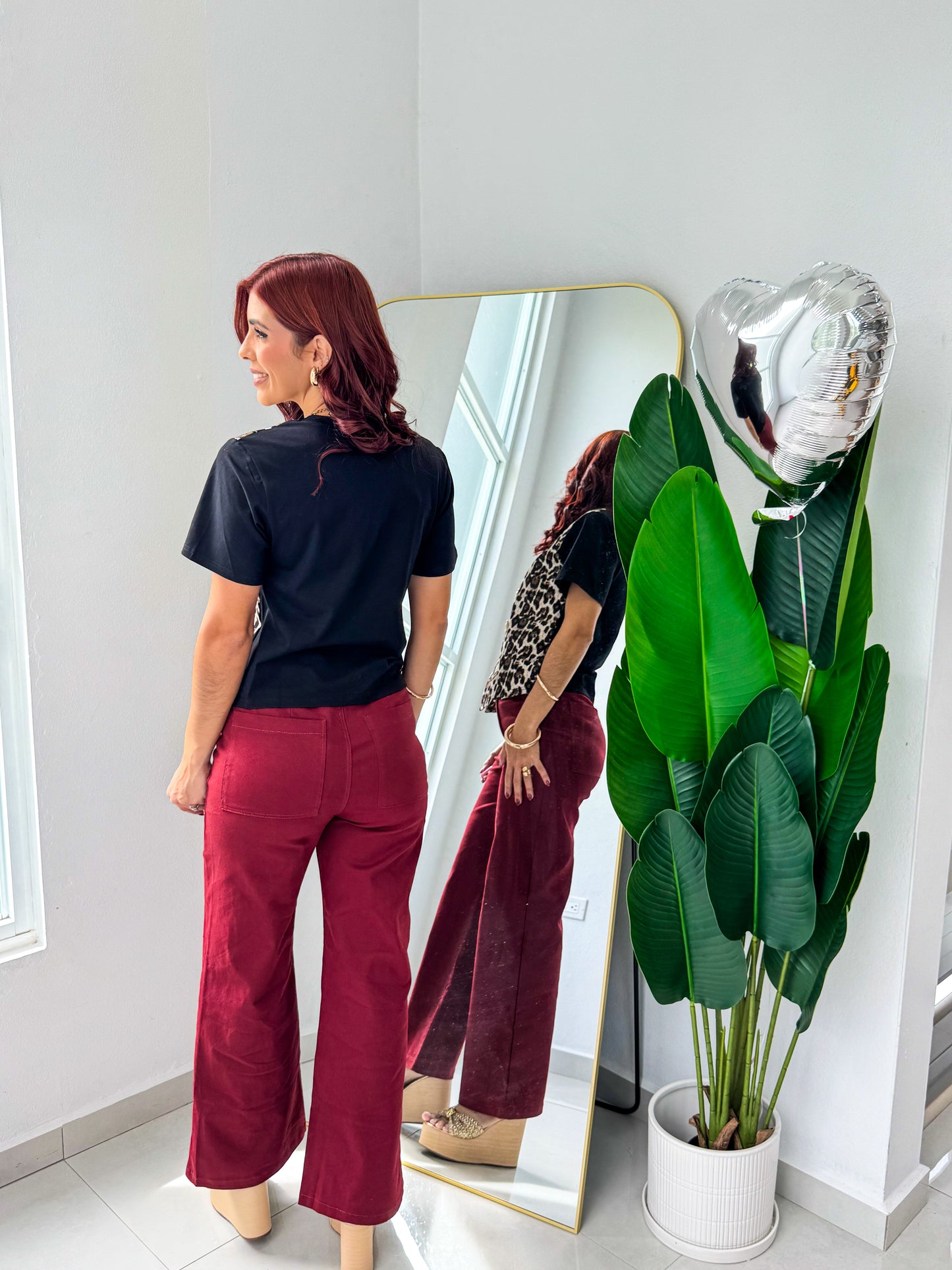 PRE ORDEN “Mara” Wine Pant (leer descripción)