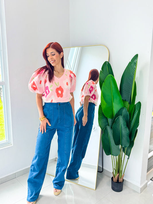 “Kenya” Blue Denim PANT