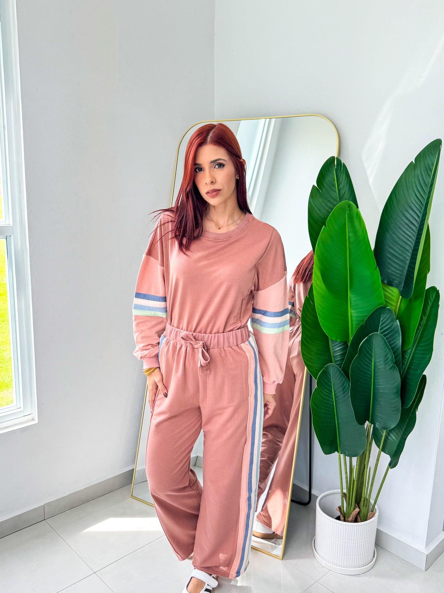 “Sofía” Mauve Travel Set