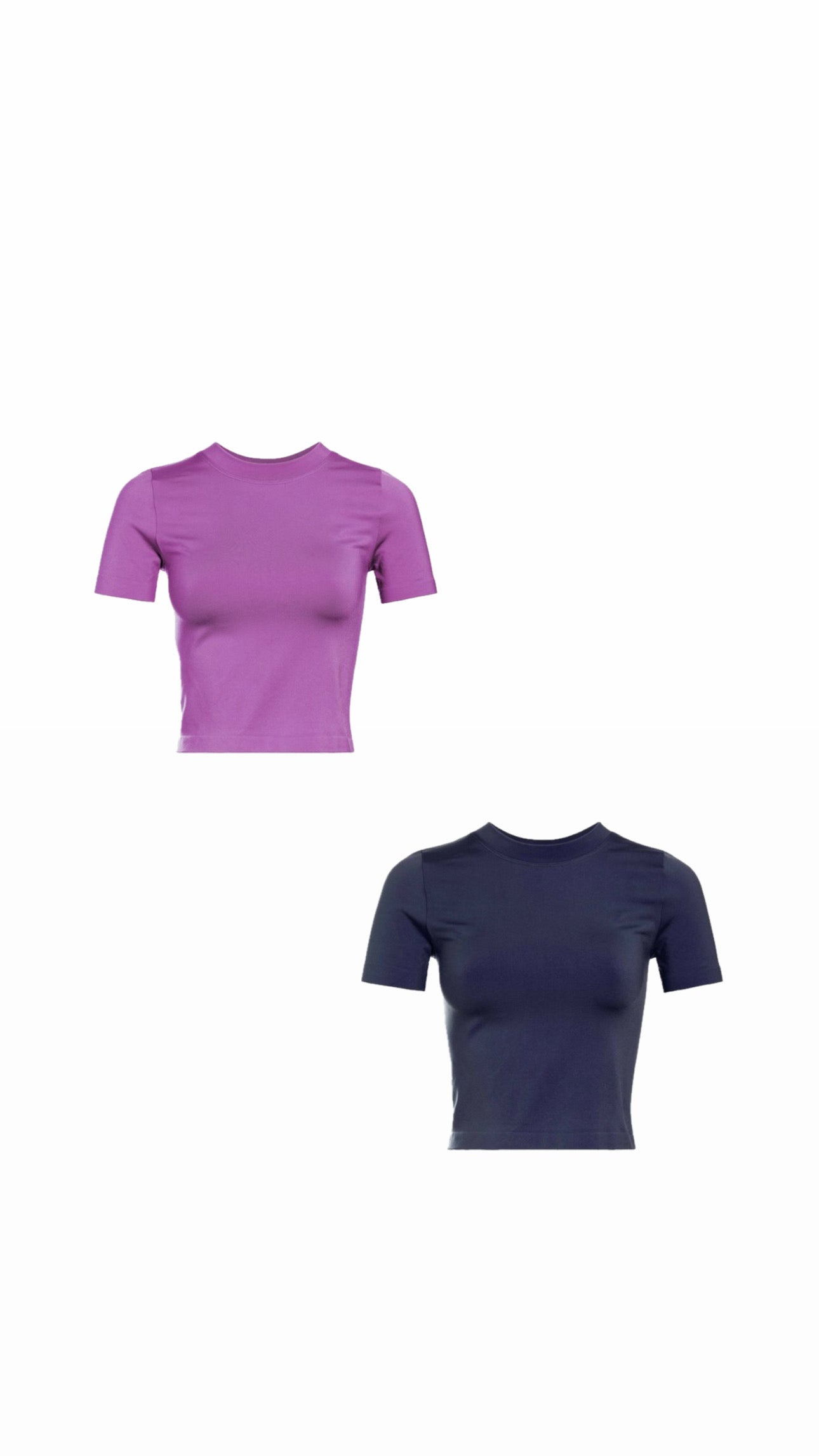 Short Sleeve Basic (Magenta, Steel Blue & Baby Blue)