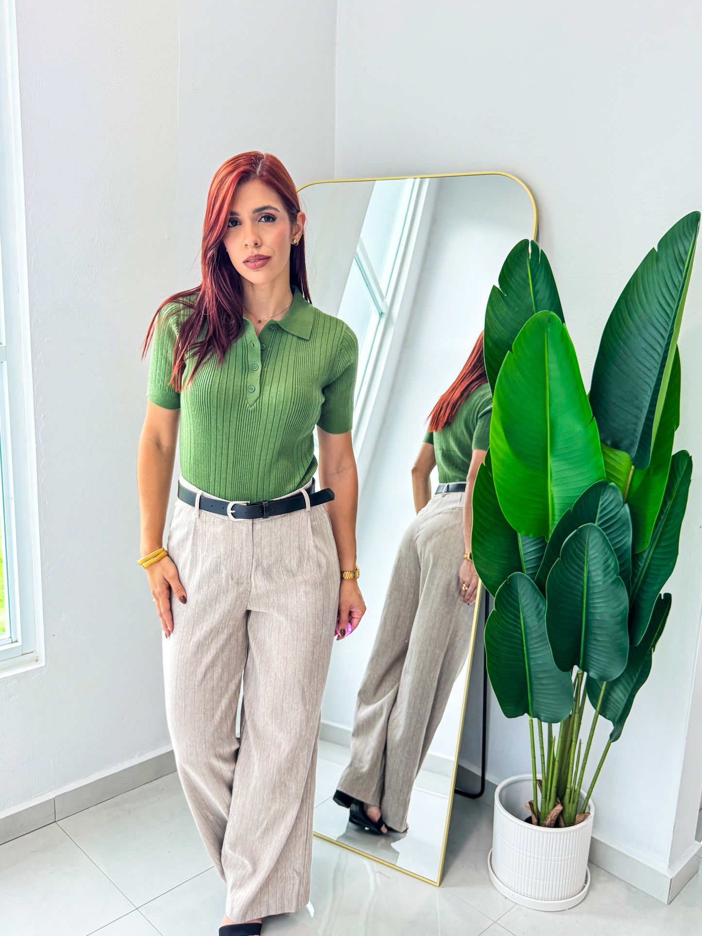 “Larah” Cream Pant