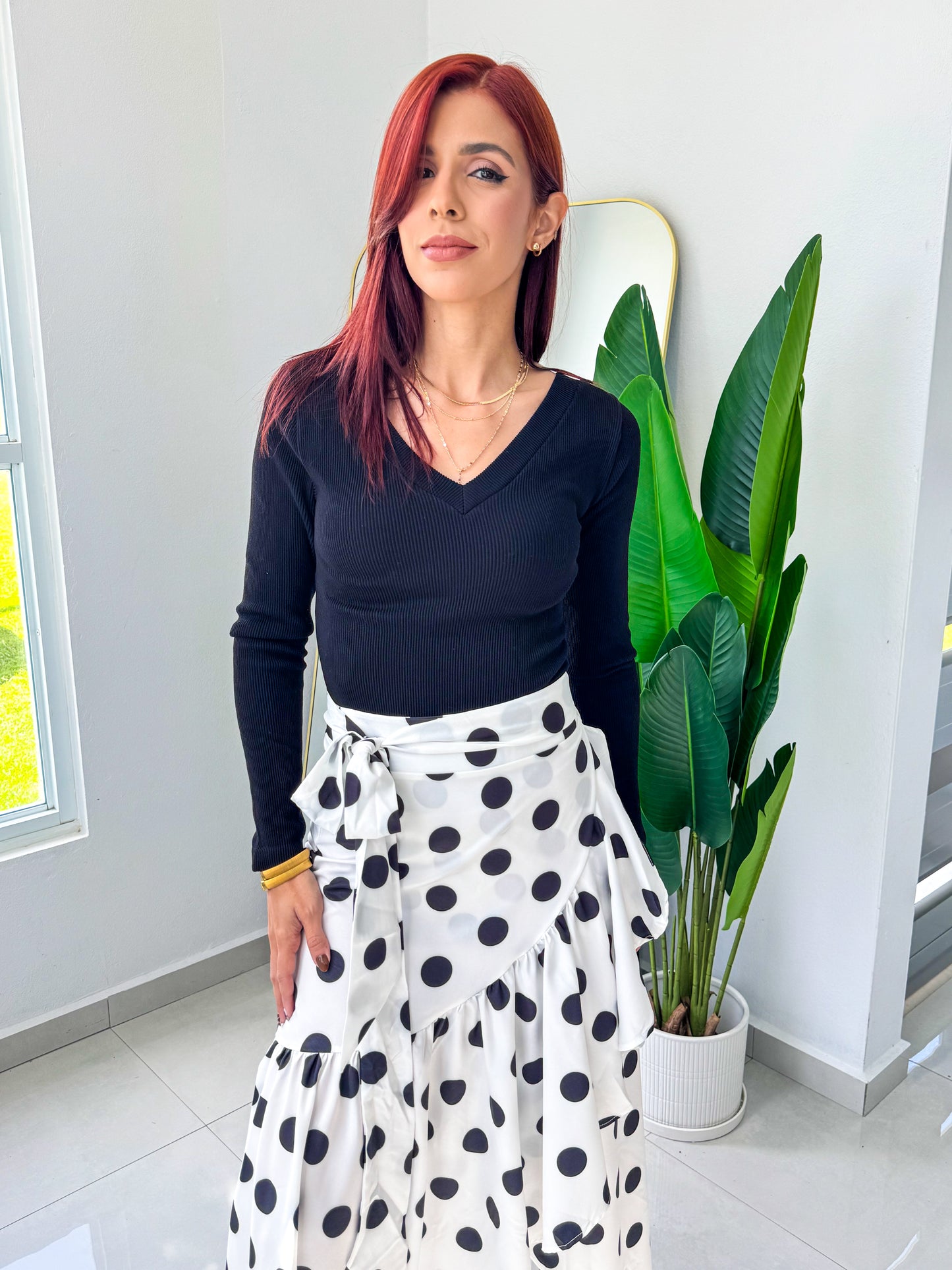 Long Sleeve Basics Bodysuits (Red, Emerald & Black)