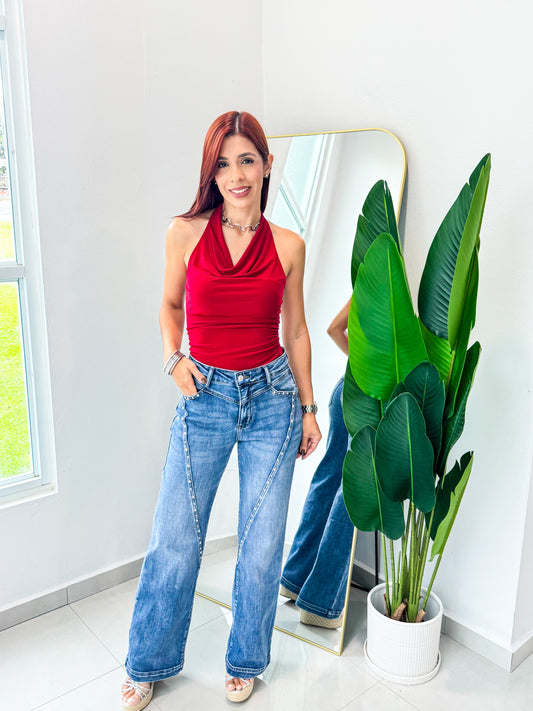 “Amalia” Beaded JEAN