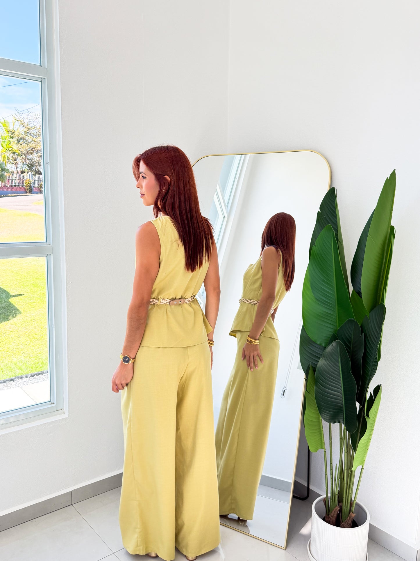 “Avana” Butter Yellow Set