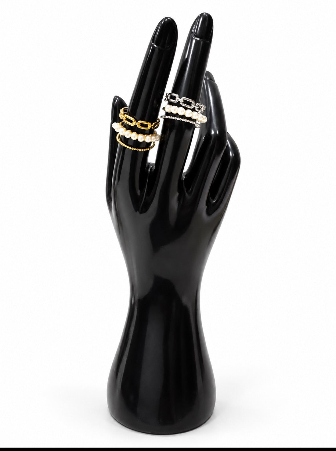 Pearl & Chain Ring