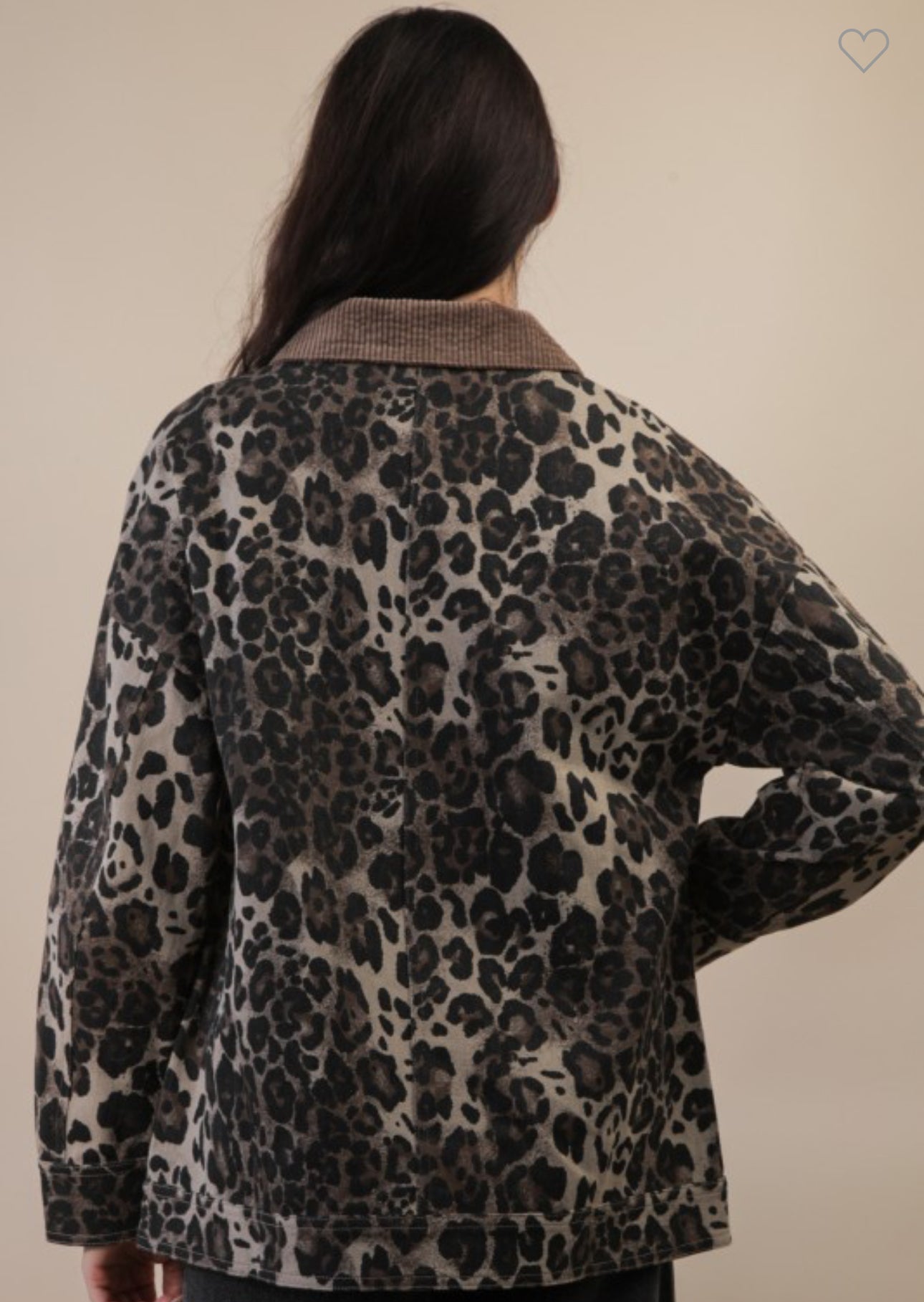 “Liah” Animal Print Jacket (2 colors)