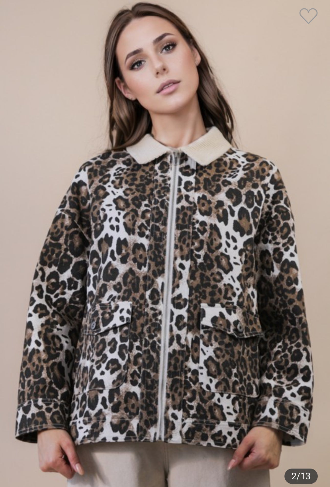 “Liah” Animal Print Jacket (2 colors)
