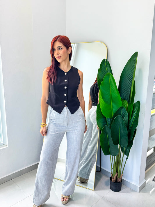 “Ivette” Grey Pant