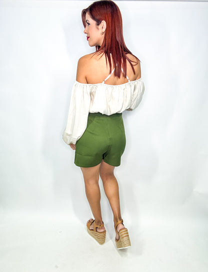 “Laura” Olive Short