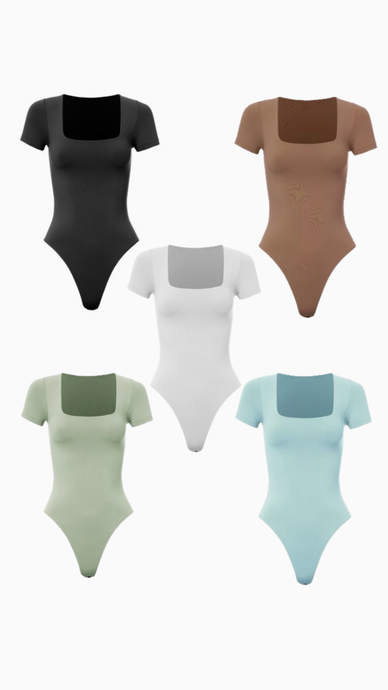 Short Sleeve Bodysuit (5 colores)