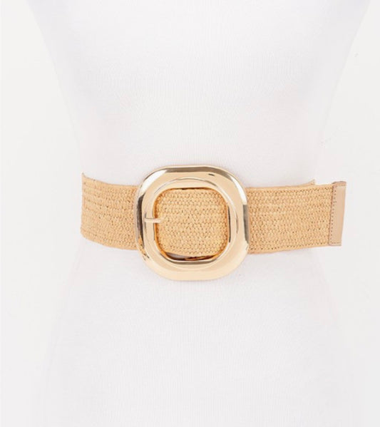 Metal Buckle Elastic Belt