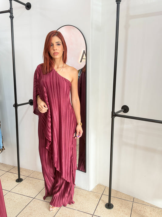 “Antonella” Wine Asymmetrical Set