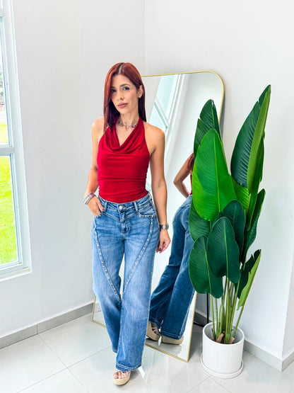 “Amalia” Beaded JEAN