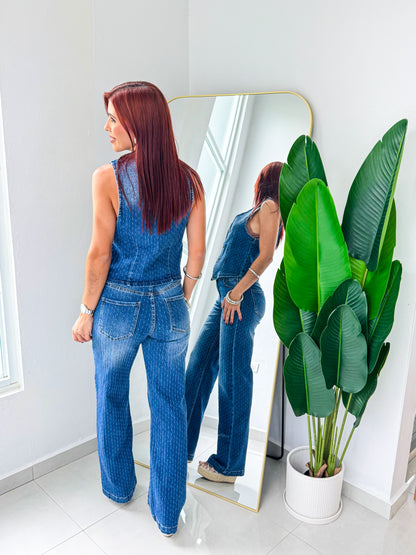 “Lorian” Denim Vest