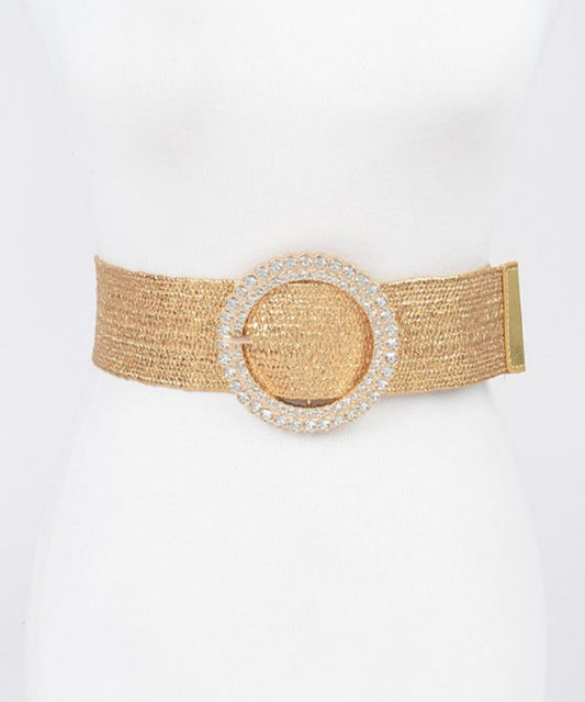 Gold & Silver Elastic Belt