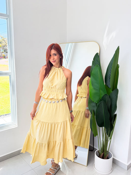 “Melissa” Butter Yellow Set