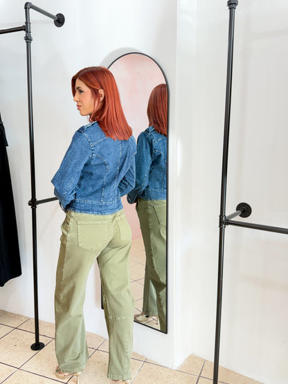 “Victoria” Denim Top/Jacket
