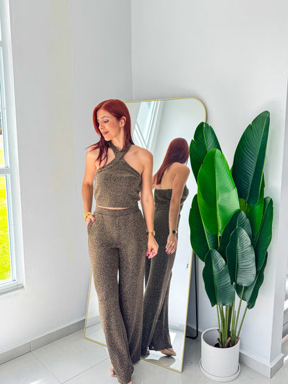 “Rebeca” Lurex Gold Set (Holiday)