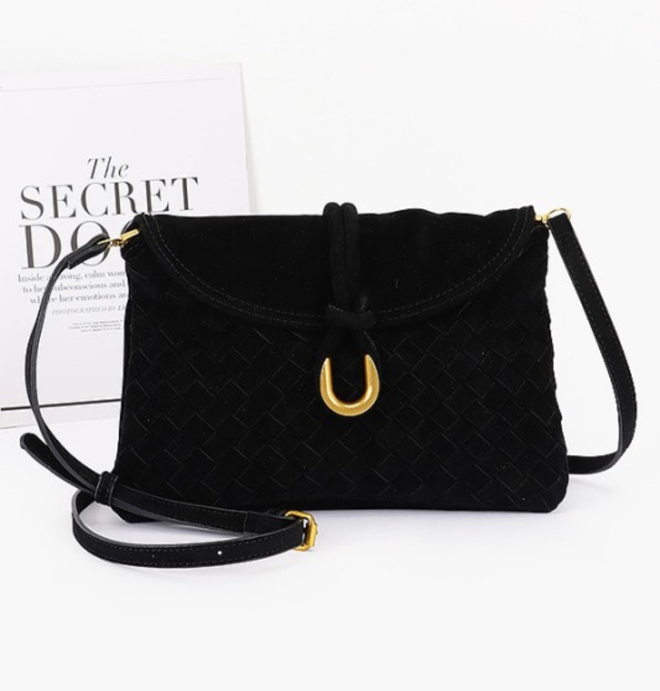 Suede Bags (Black, Green & Brown)