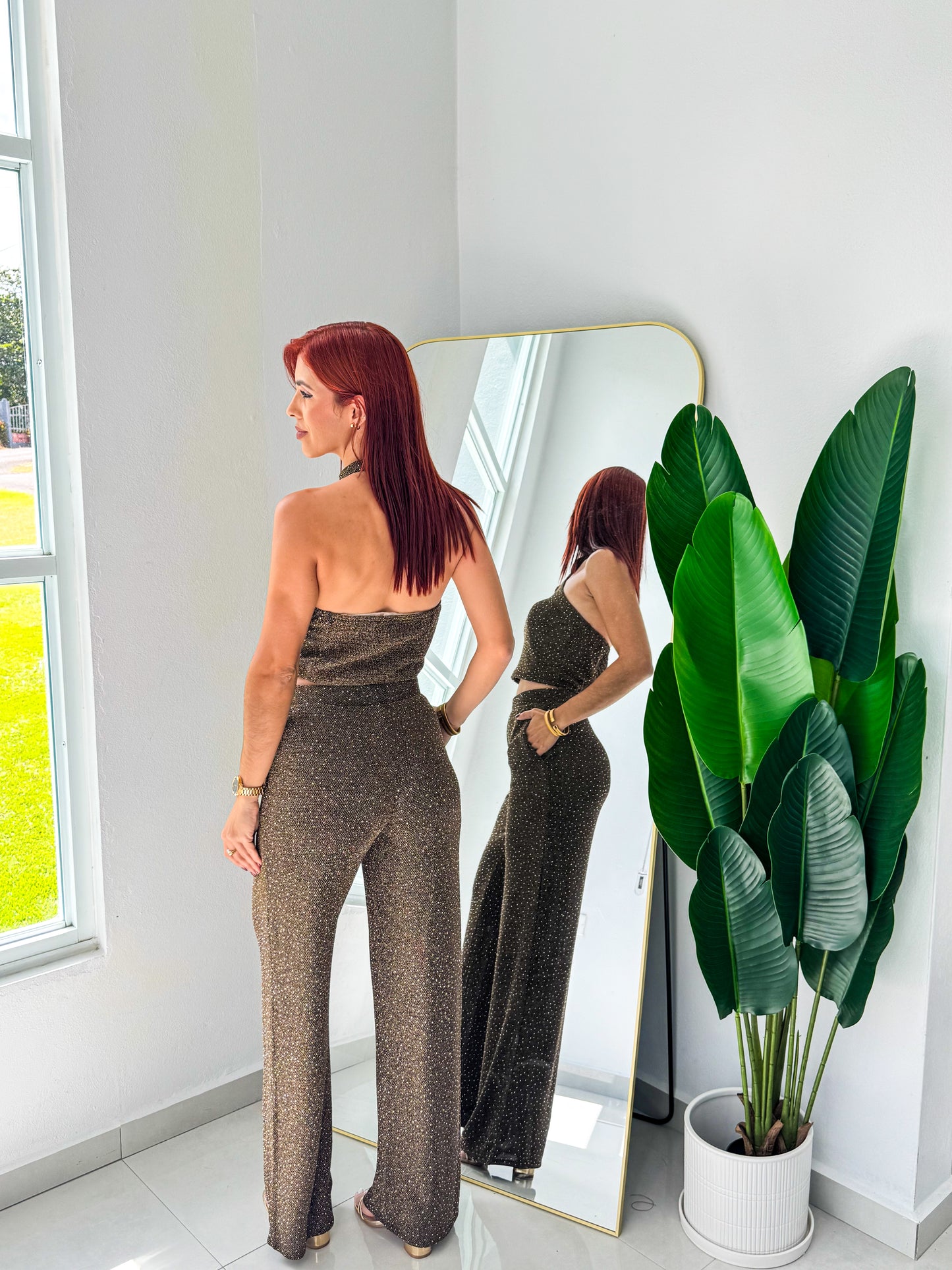 “Rebeca” Lurex Gold Set (Holiday)