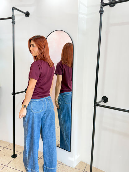 “Lymarie” Plum Top