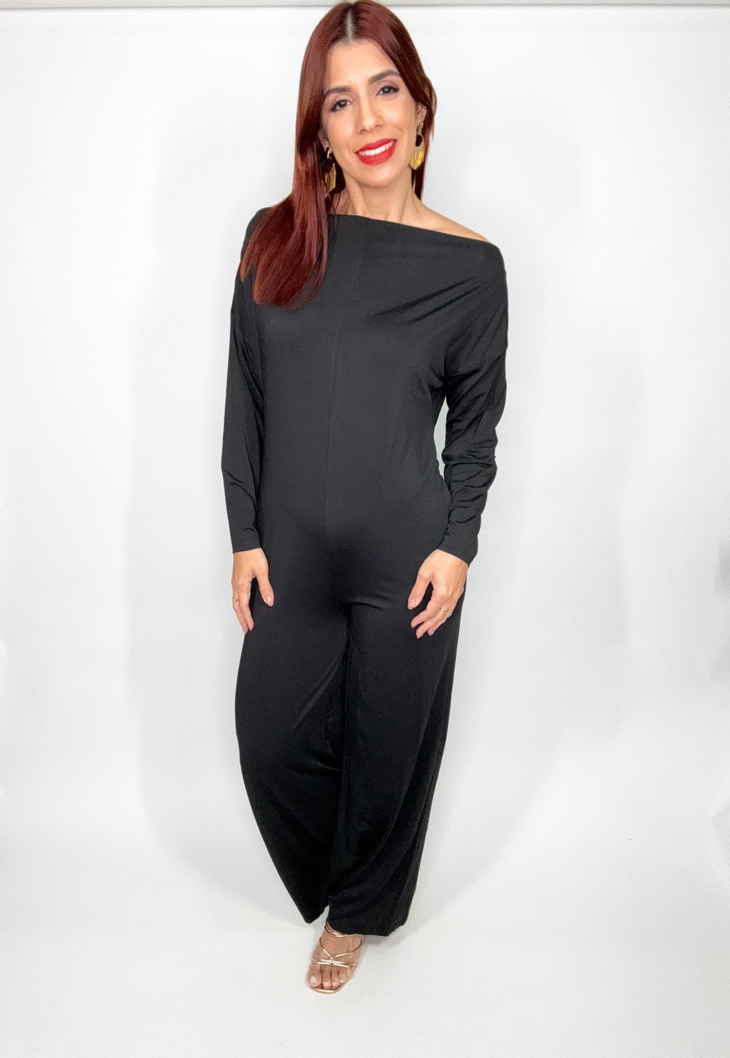 “Zuleika” Black Relax Jumpsuit