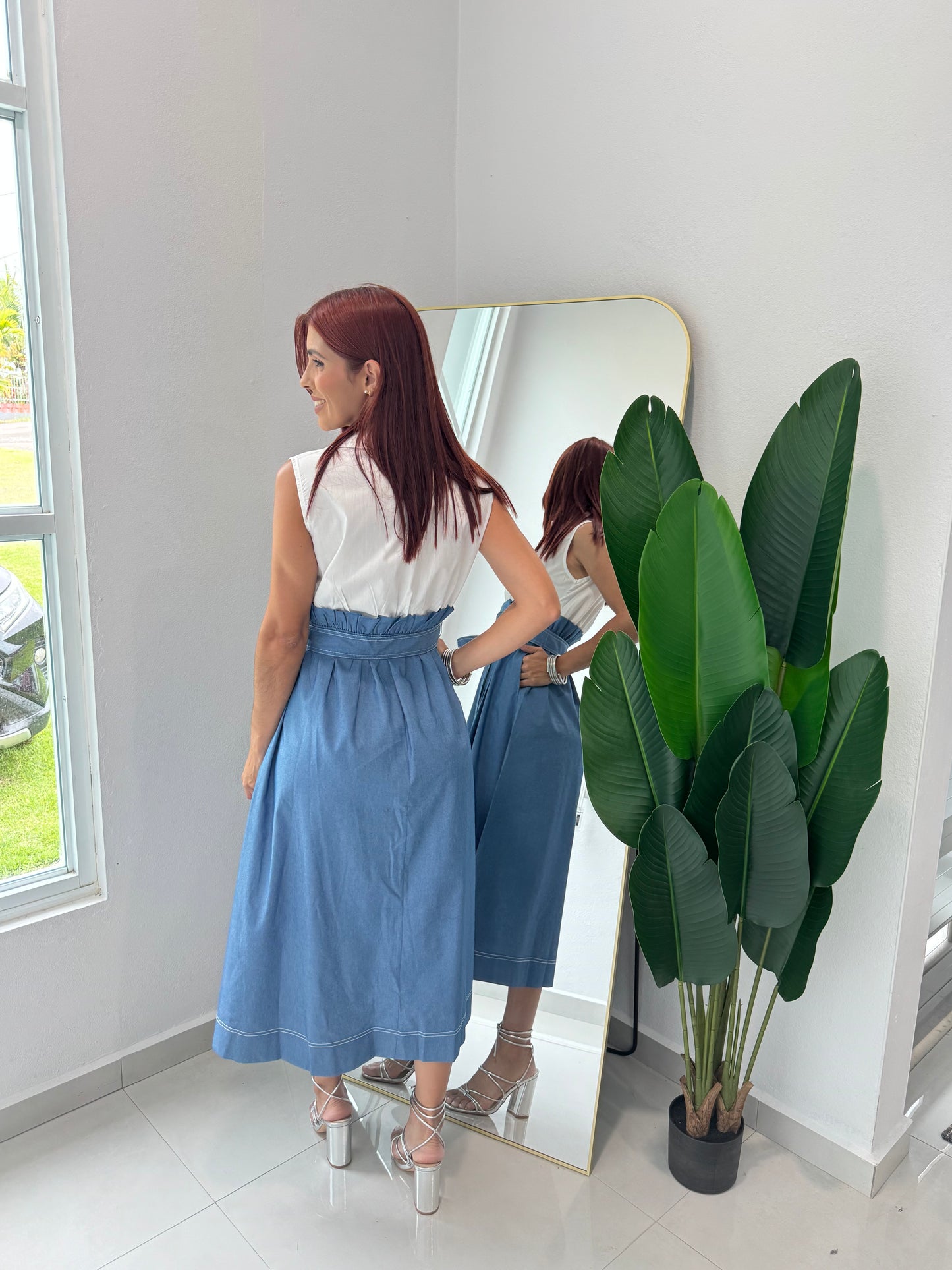 “Sarah” Midi Dress