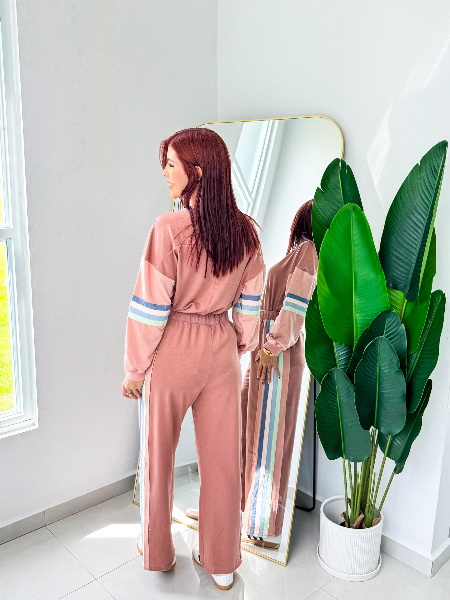 “Sofía” Mauve Travel Set