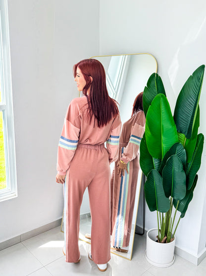 “Sofía” Mauve Travel Set