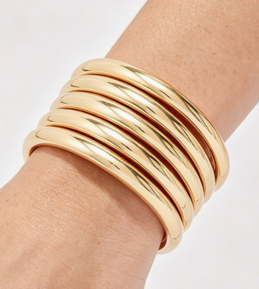 Round Bangle Stack