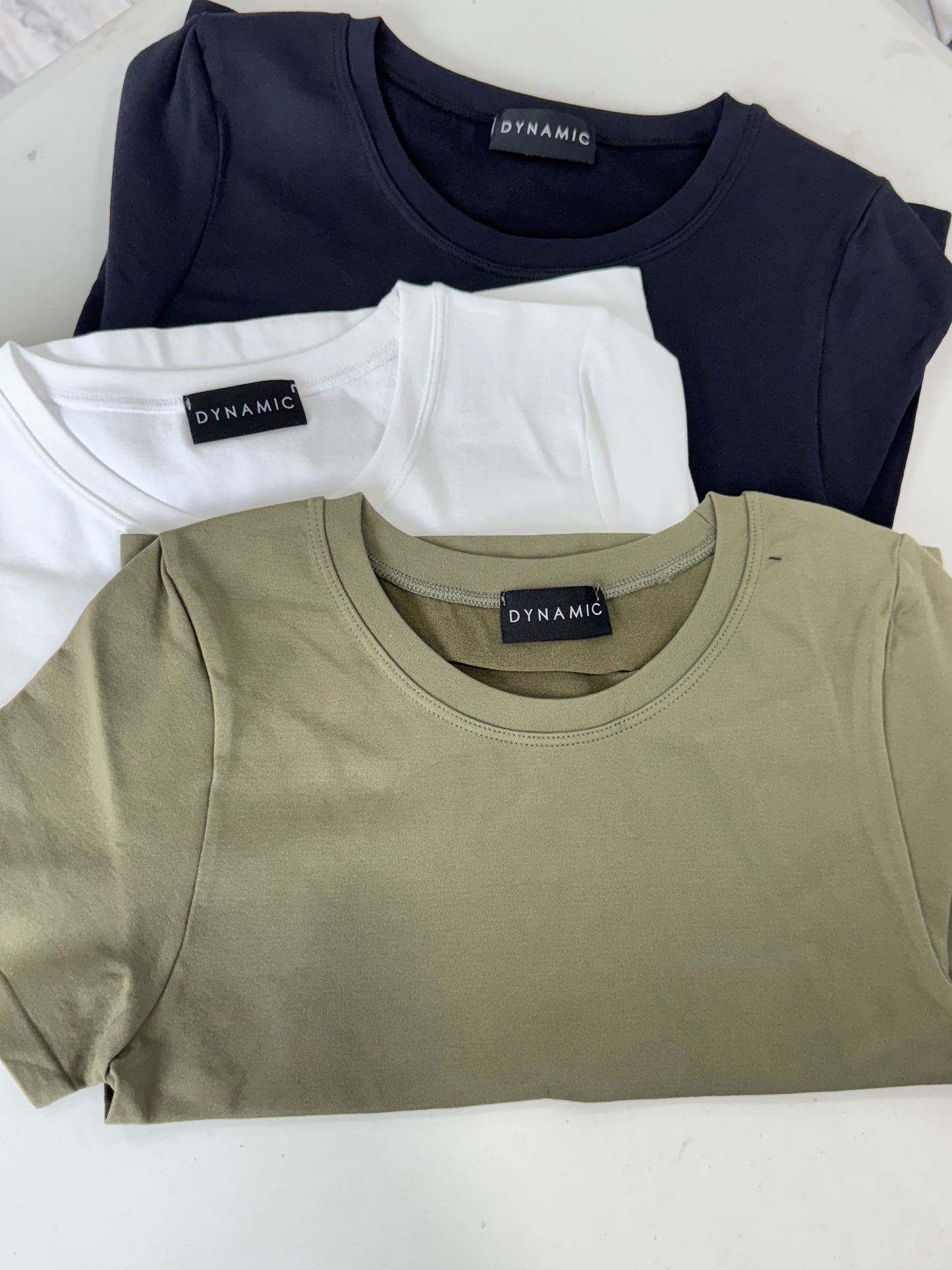 Short Sleeve Basic (Black, White & Olive)