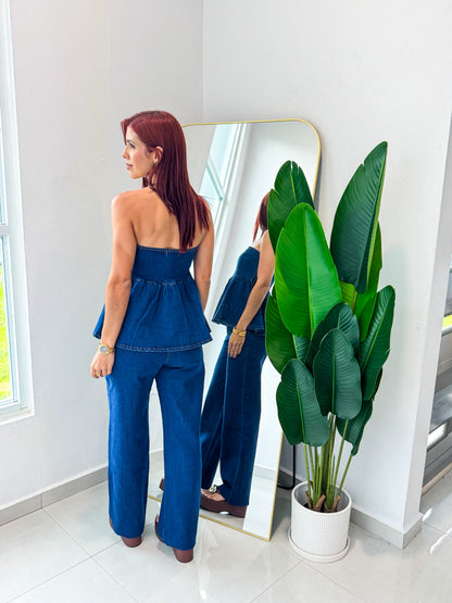 “Camila” Denim Set