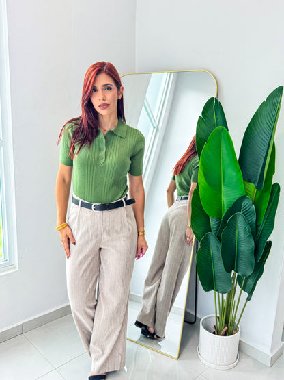 “Larah” Cream Pant