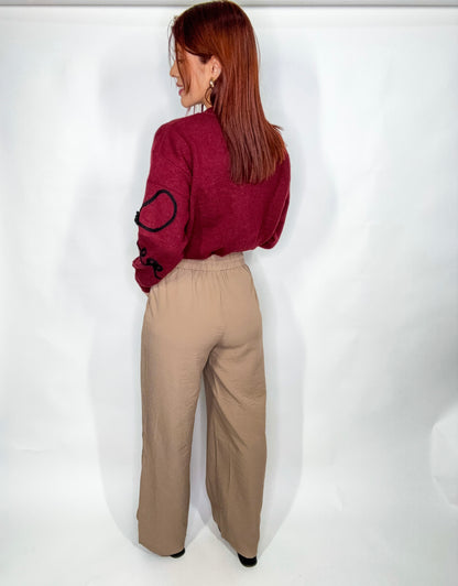 “Patricia” Taupe Pant