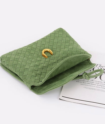 Suede Bags (Black, Green & Brown)
