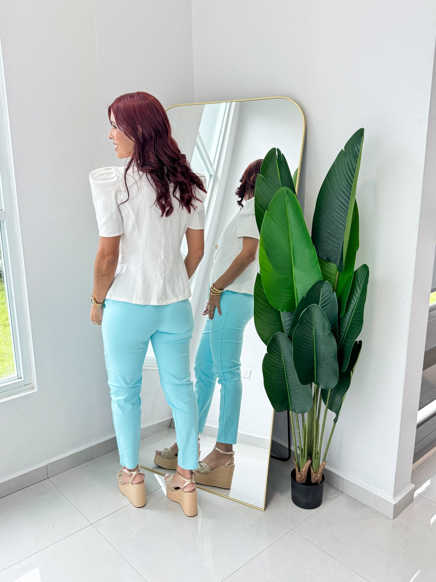 “Chloe” Zara Blue Pant