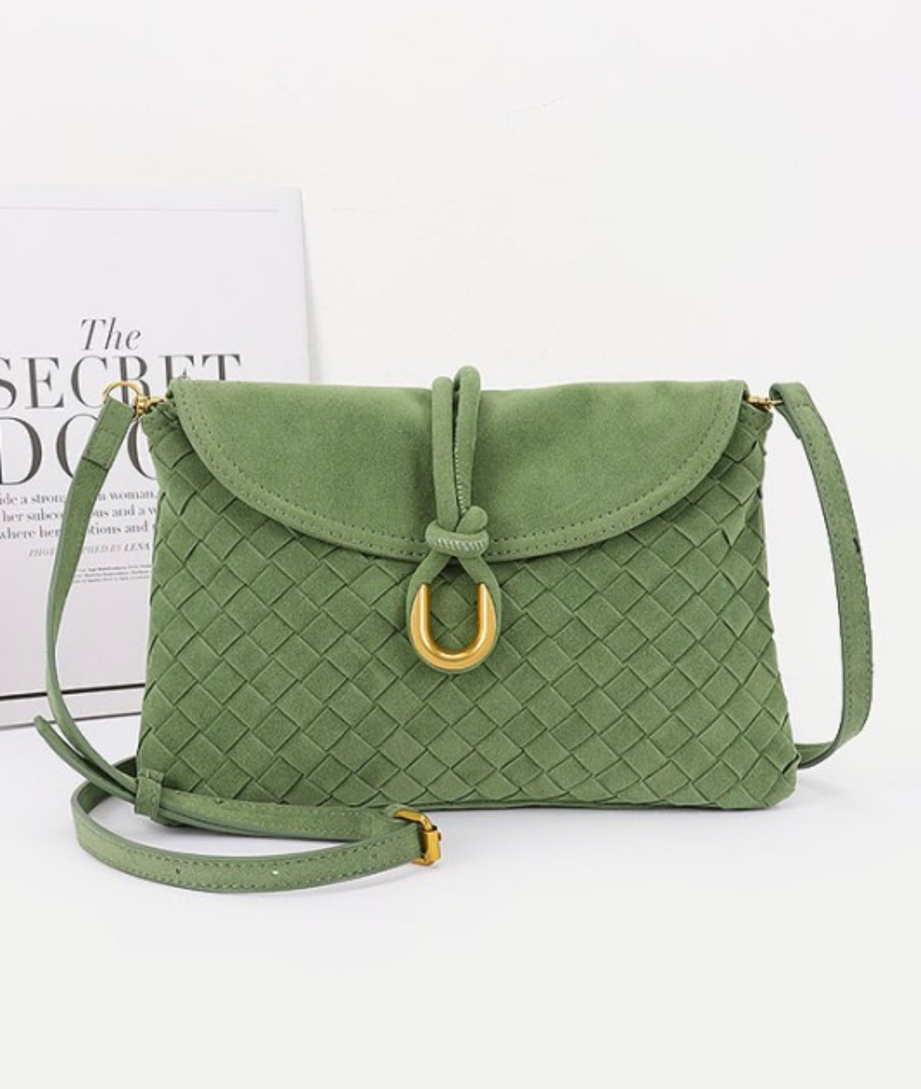 Suede Bags (Black, Green & Brown)