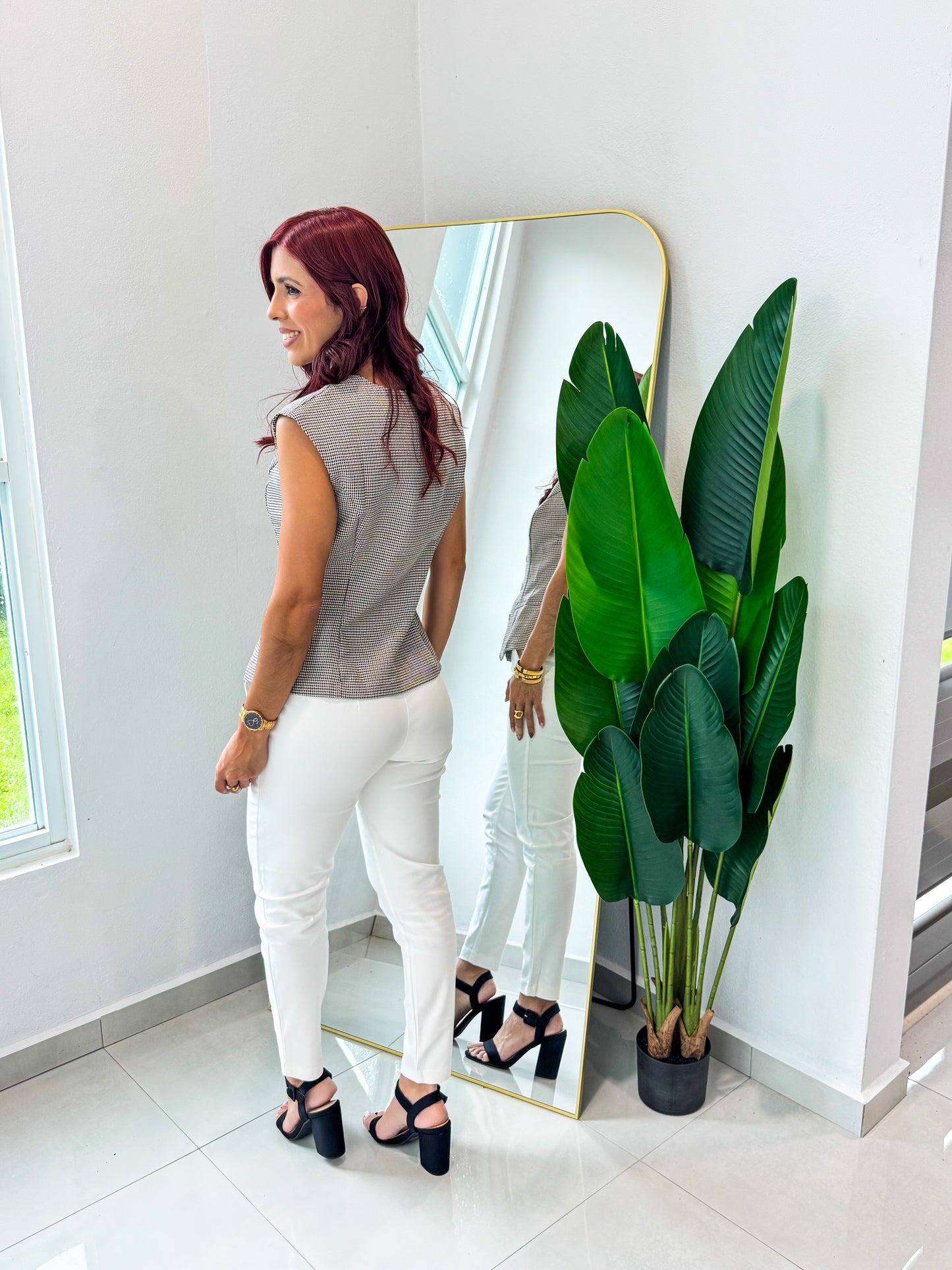 “Chloe” Zara White Pant