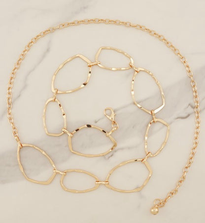 Gold & Silver Adjustable Belt