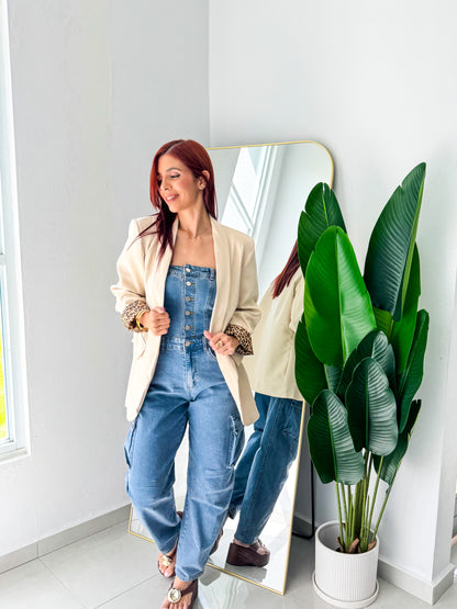 “Keila” Cream Blazer (línea Italiana)