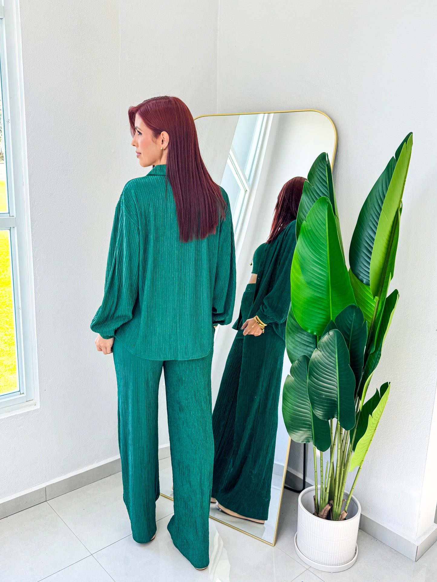 “Elisa” Emerald Green 3pcs Set