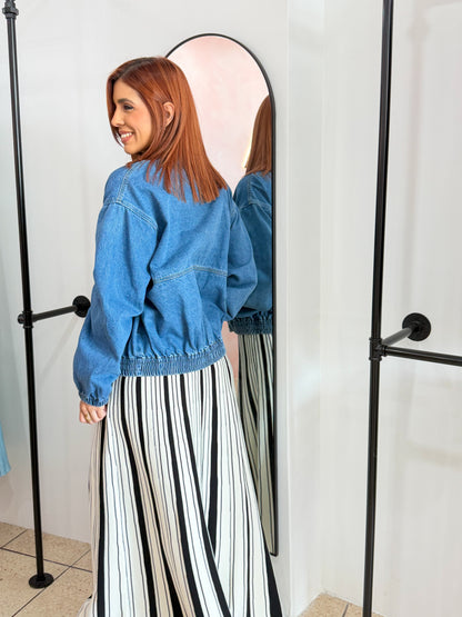 “Millie” Medium Denim Jacket