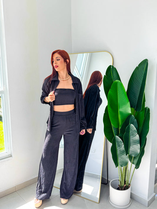 “Elisa” Black 3pcs Set