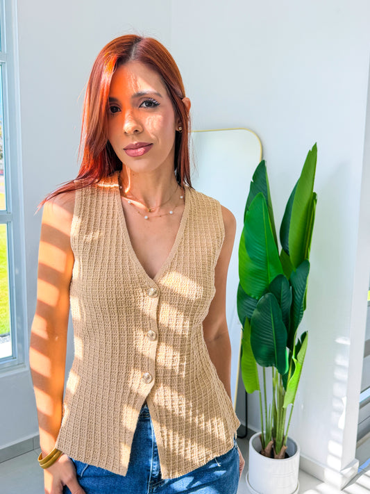 “Laura” Mocha Top