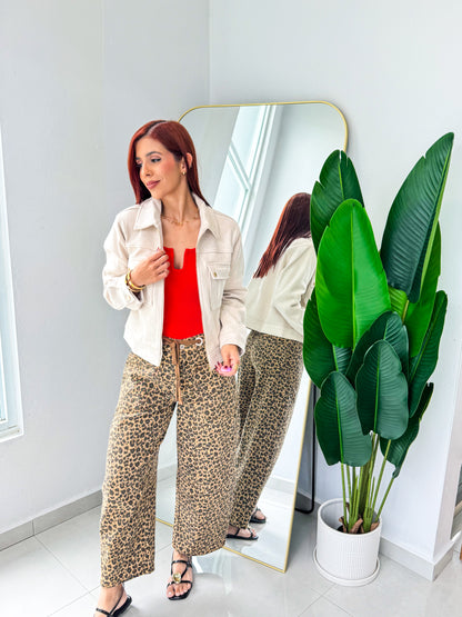 “Briana” Cream Jacket