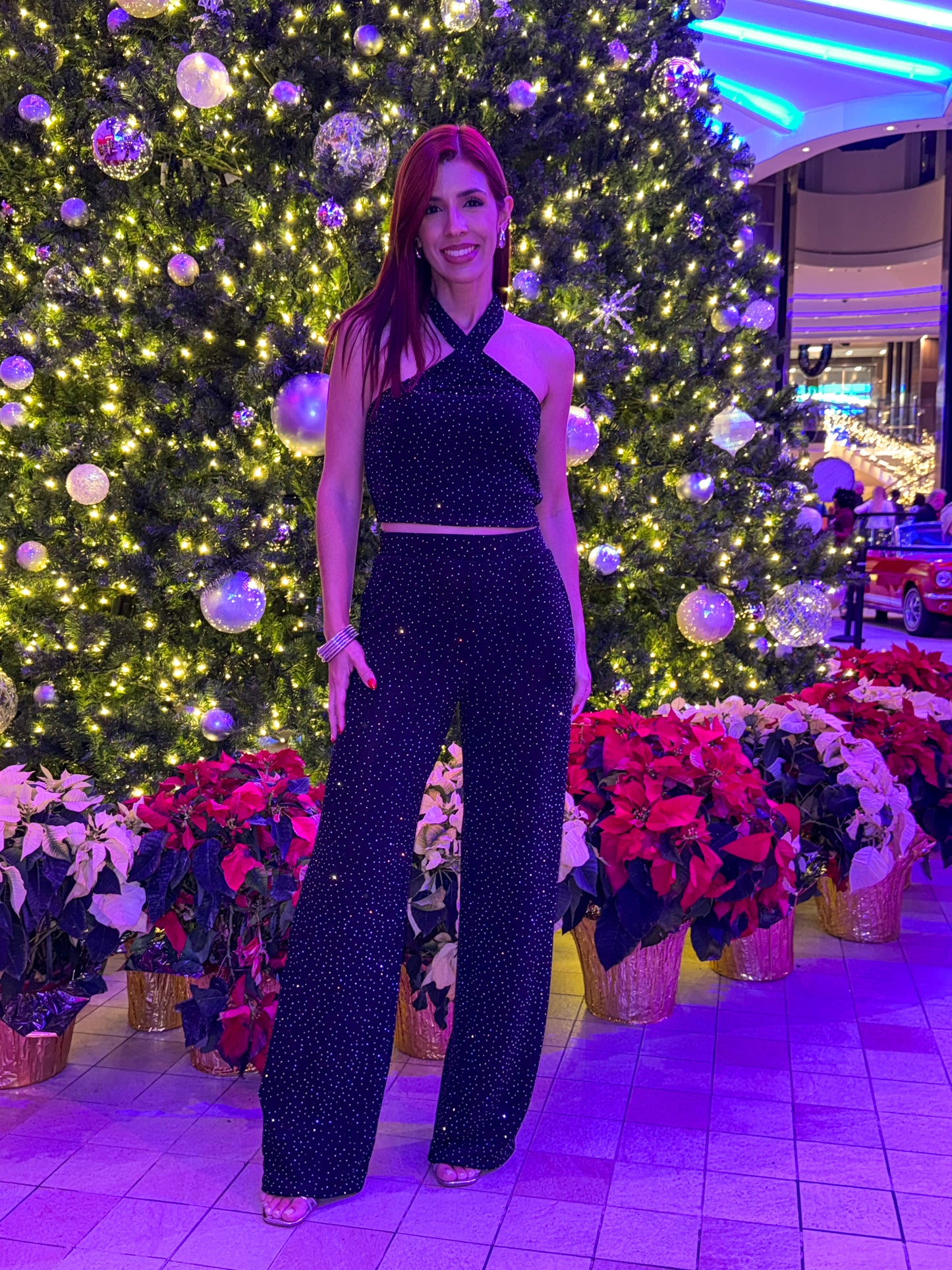“Rebeca” Lurex Black Set (Holiday)